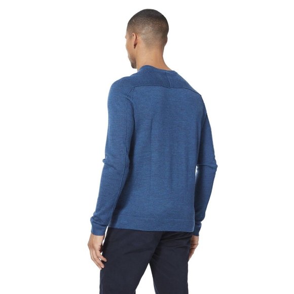 GOOD MAN BRAND Slim Fit Notch Neck Wool Sweater In Teal size XL 239$ - Picture 5 of 9